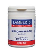 Lamberts Manganese 4mg Tabs 100