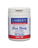 Lamberts Zinc 15mg Tablets 180
