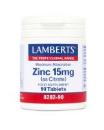 Lamberts Zinc 15mg Tablets 90