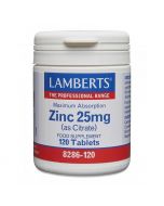 Lamberts Zinc 25mg Tablets 120