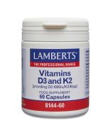 Lamberts Vitamin D3 and K2 Capsules 60