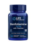 Life Extension Benfotiamine with Thiamine 100mg Vegicaps 120