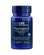 Life Extension Pycnogenol French Maritime Pine Bark Extract 100mg Vegicaps 60