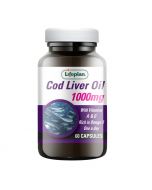 Lifeplan High Strength Cod Liver Oil 1000mg Caps 60