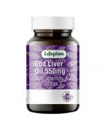 Lifeplan Cod Liver Oil 550mg One-A-Day Capsules