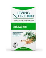 Living Nutrition Organic Fermented Shatavari Capsules 60