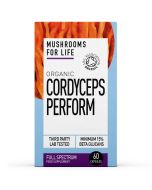 Mushrooms for Life Organic Cordyceps Perform Optimised Blend Capsules 60