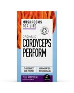 Mushrooms for Life Organic Cordyceps Perform Optimised Blend Capsules 60