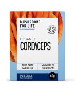 Mushrooms For Life Organic Cordyceps Powder 60g