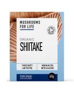Mushrooms for Life Organic Shiitake Pure Grade Extract Powder 60g