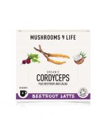 Mushrooms4Life Organic Cordyceps Beetroot Latte Sachets 10

