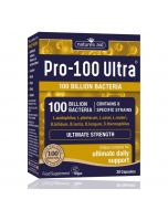 Nature's Aid Pro-100 Ultra (100 Billion Bacteria) 8 Strain Complex Vegicaps 30