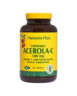 Nature's Plus Acerola-C 500mg Chewable Tablets