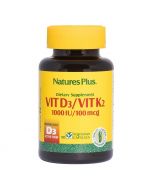 Nature's Plus Vitamin D3 1000iu with K2 100mcg VCaps 90