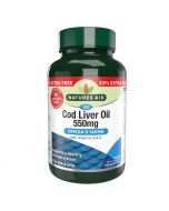 Nature's Aid Cod Liver Oil 550mg Softgels 120