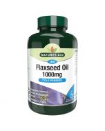 Nature's Aid Flaxseed Oil 1000mg Softgels 180