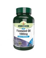Nature's Aid Flaxseed Oil 1000mg Softgels 90