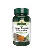 Nature's Aid Ginger, Turmeric & Bromelain Tablets 60