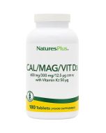 NaturesPlus Cal/Mag With D3/K2 Tablets 180