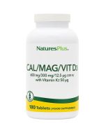 NaturesPlus Cal/Mag With D3/K2 Tablets 180