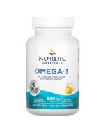 Nordic Naturals Omega-3 690mg Lemon Softgels 60