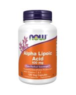 NOW Foods Alpha Lipoic Acid with Vitamins C & E 100mg Capsules 120