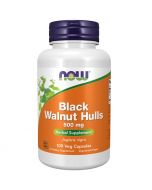 NOW Foods Black Walnut Hulls 500mg Capsules 100