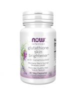 NOW Foods Glutathione Skin Brightener with Ceramosides Capsules 30