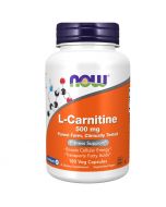 NOW Foods L-Carnitine 500mg Capsules 180