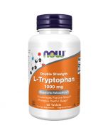NOW Foods L-Tryptophan 1000mg Double Strength Tablets 60