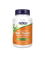 NOW Foods Milk Thistle Extract 750mg Maximum Strength Capsules 90