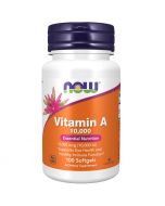 NOW Foods Vitamin A 10,000iu Softgels 100
