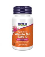 NOW Foods Vitamin D-3 5000iu Softgels 120
