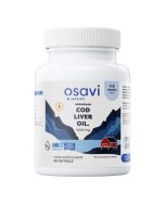 Osavi Norwegian Cod Liver Oil Softgels 1000mg (Lemon) Softgels 60
