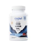 Osavi Norwegian Cod Liver Oil Softgels 1000mg (Lemon) Softgels 90