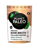 Planet Paleo Organic Bone Broth Collagen Protein Herbal Defence 225g