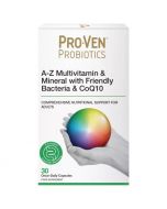 ProVen Probiotics A-Z Multivitamins, Acidophilus, Bifidus & CoQ-10 Caps 30