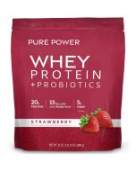 Pure Power Whey Protein Probiotics Strawberry 880g