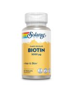 Solaray Biotin Timed-Release 5000mcg Caps 60