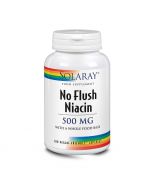 Solaray No Flush Niacin 500mg Capsules 100