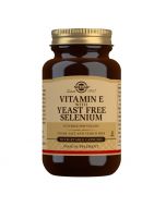 Solgar Vitamin E with Yeast Free Selenium Vegicaps 50