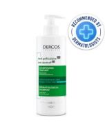 Vichy Dercos Anti-Dandruff Shampoo for Normal to Greasy Hair 390ml recommended by dermatologists