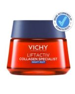 Vichy Liftactiv Specialist Collagen Night Cream 50ml recommended by dermatologists
