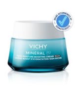 Vichy Mineral 89 100HR Rich Hydrating Cream 50ml recommended by dermatologists