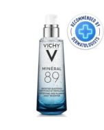 Vichy Mineral 89 Fortifying and Plumping Daily Booster 75ml recommended by dermatologists
