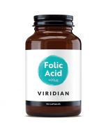Viridian Folic Acid 400ug Capsules 90