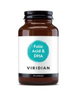 Viridian Folic Acid with DHA Veg Caps 90