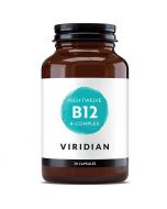 Viridian HIGH TWELVE Vitamin B12 with B-Complex Veg Caps 30
