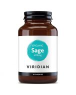 Viridian Organic Sage 400mg Veg Caps 30