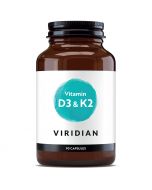 Viridian Vitamin D3 & K2 Capsules 90